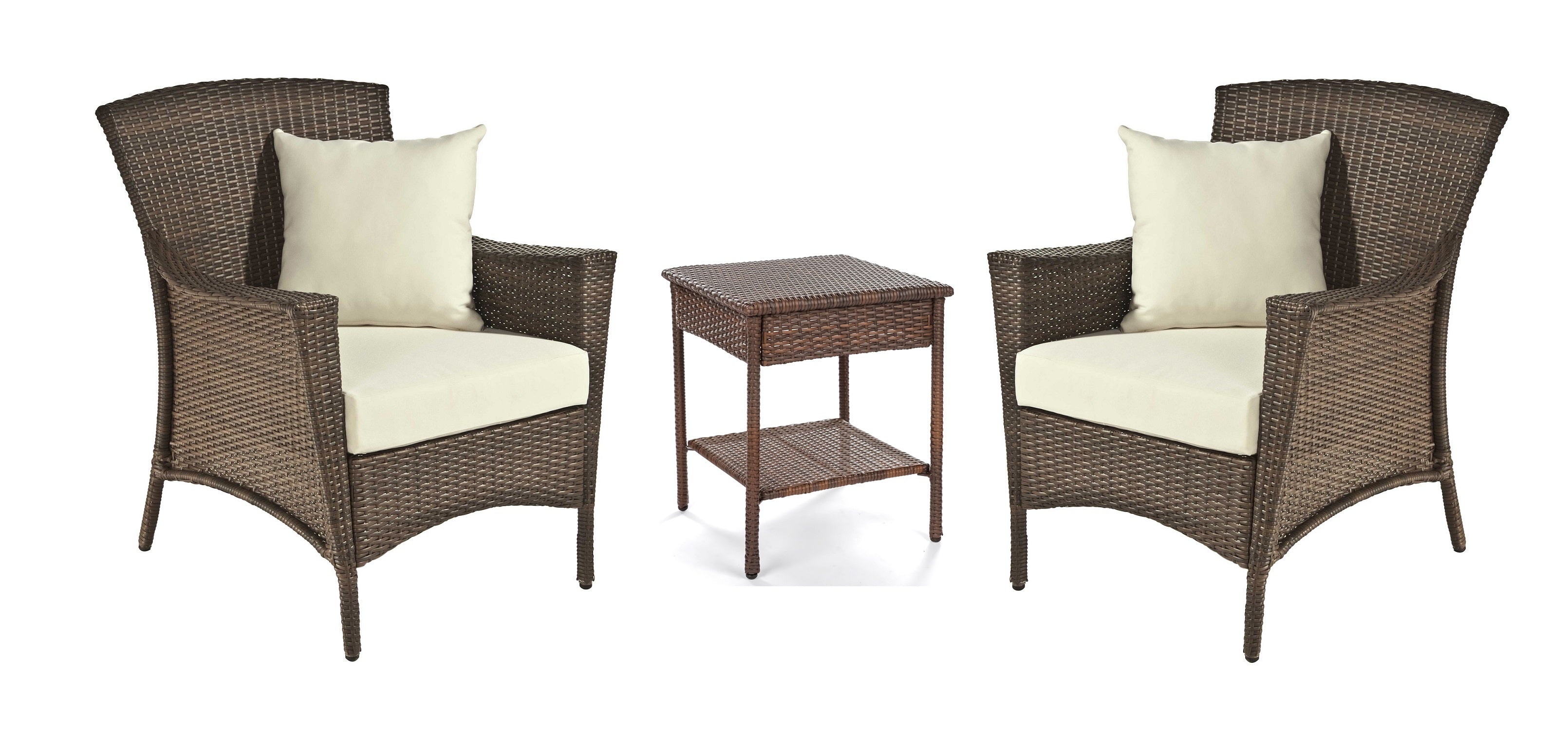 Outdoor Garden Patio Furniture 3PC set w/ Table