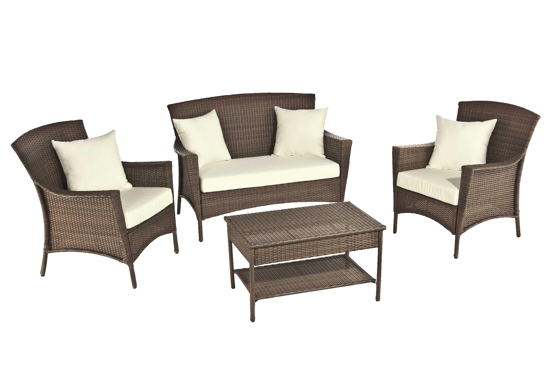 Outdoor Garden Patio Furniture 4 PC set w/ Table