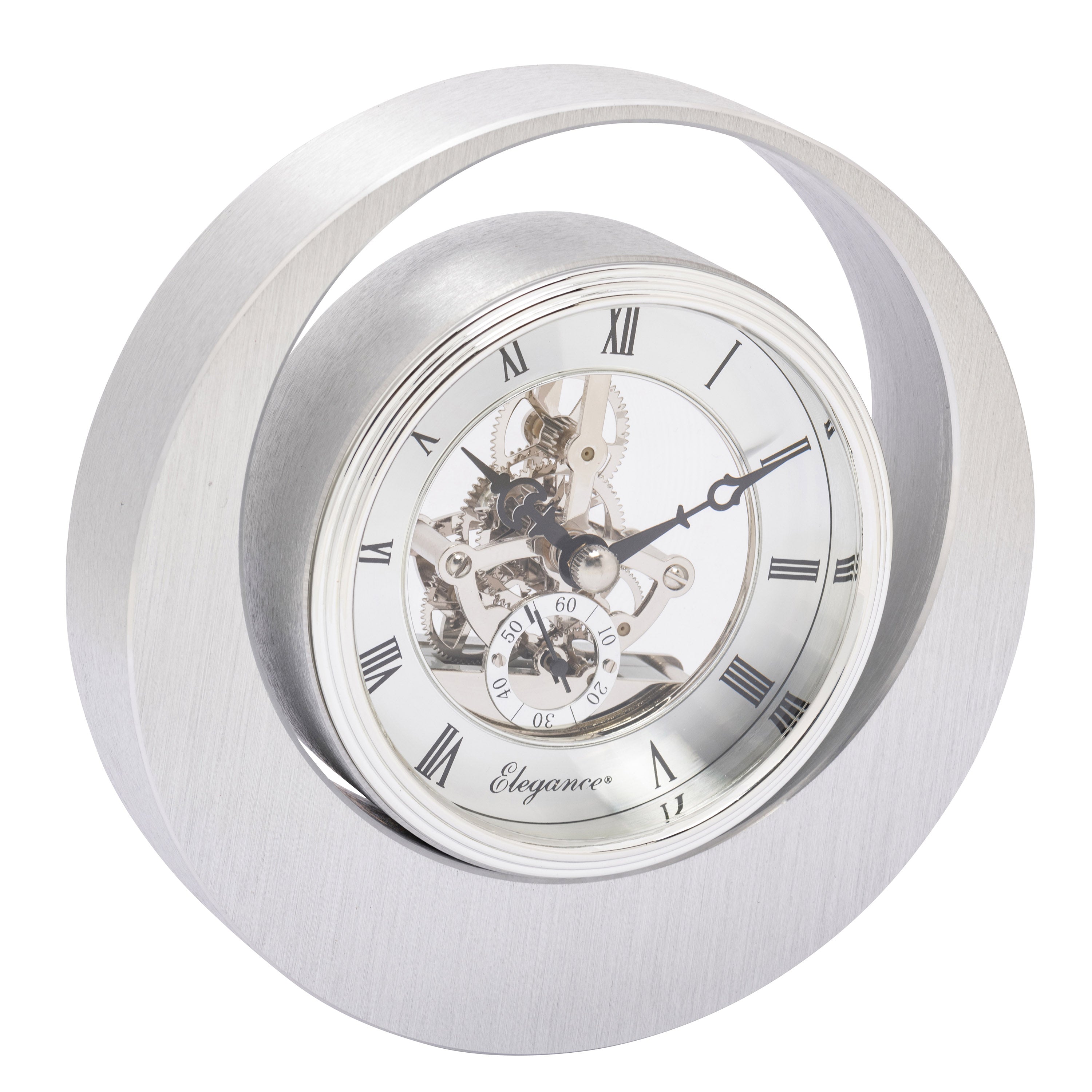 Rock and Roll Skeleton Mantle Clock