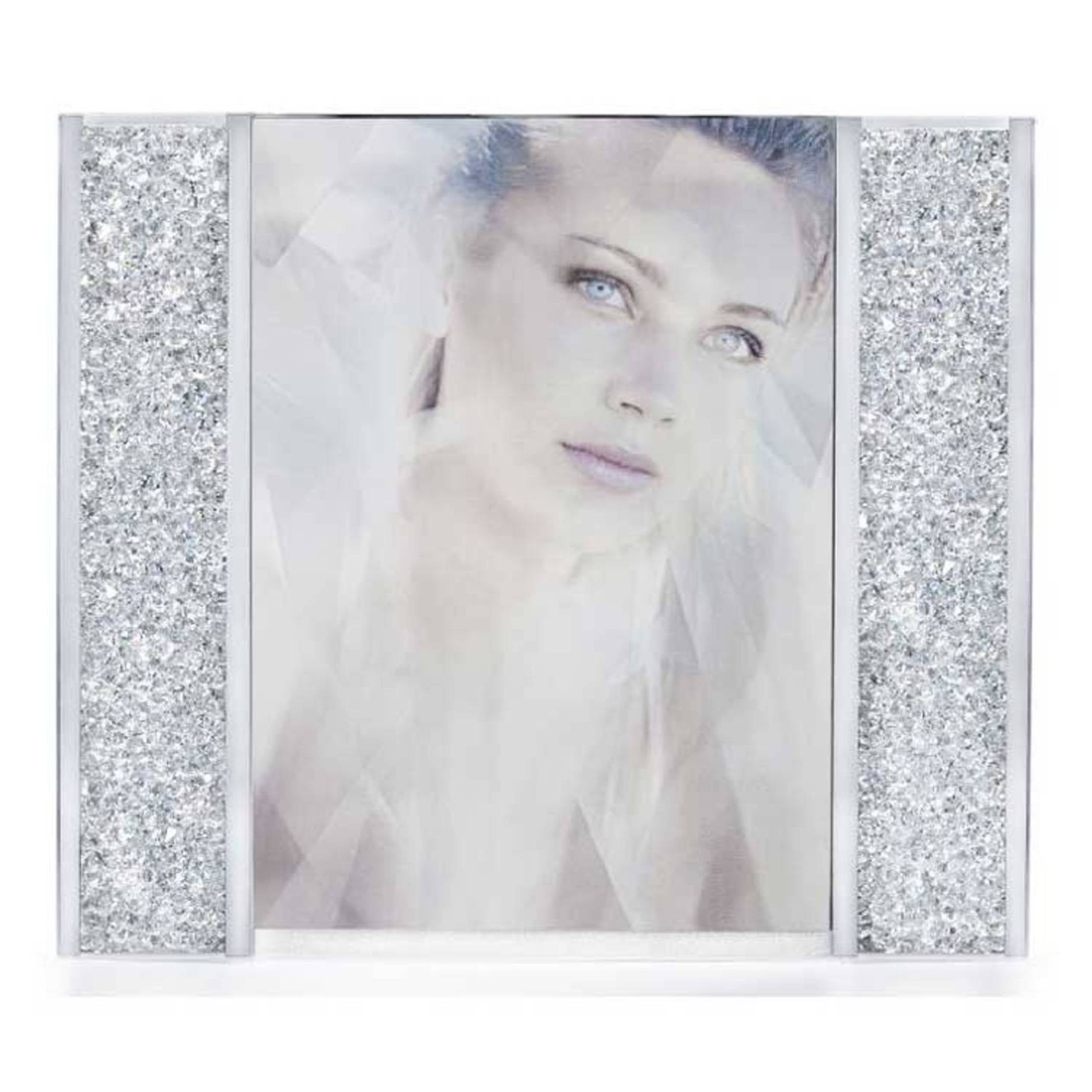 Starlet Crystal Filled Photo Picture Frame 5"x 7"