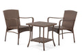 Outdoor Garden Patio Furniture 3 PC Conversation set