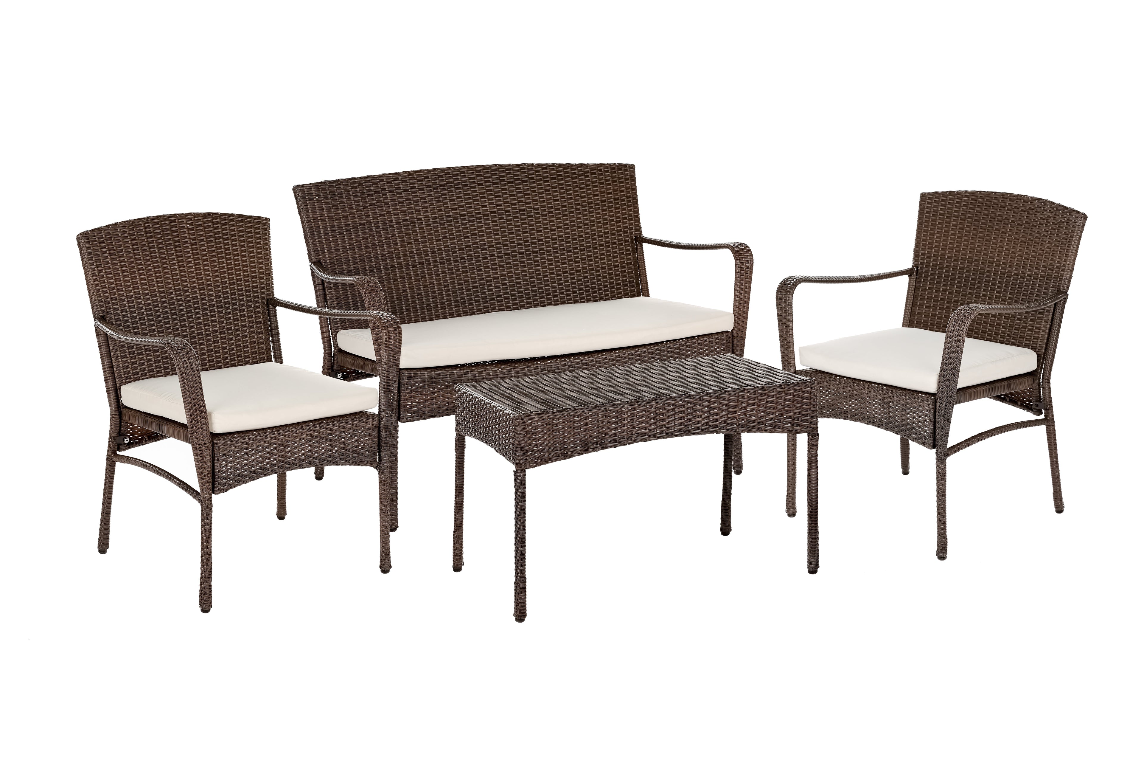 Outdoor Garden Patio Furniture 4PC set w/ Table