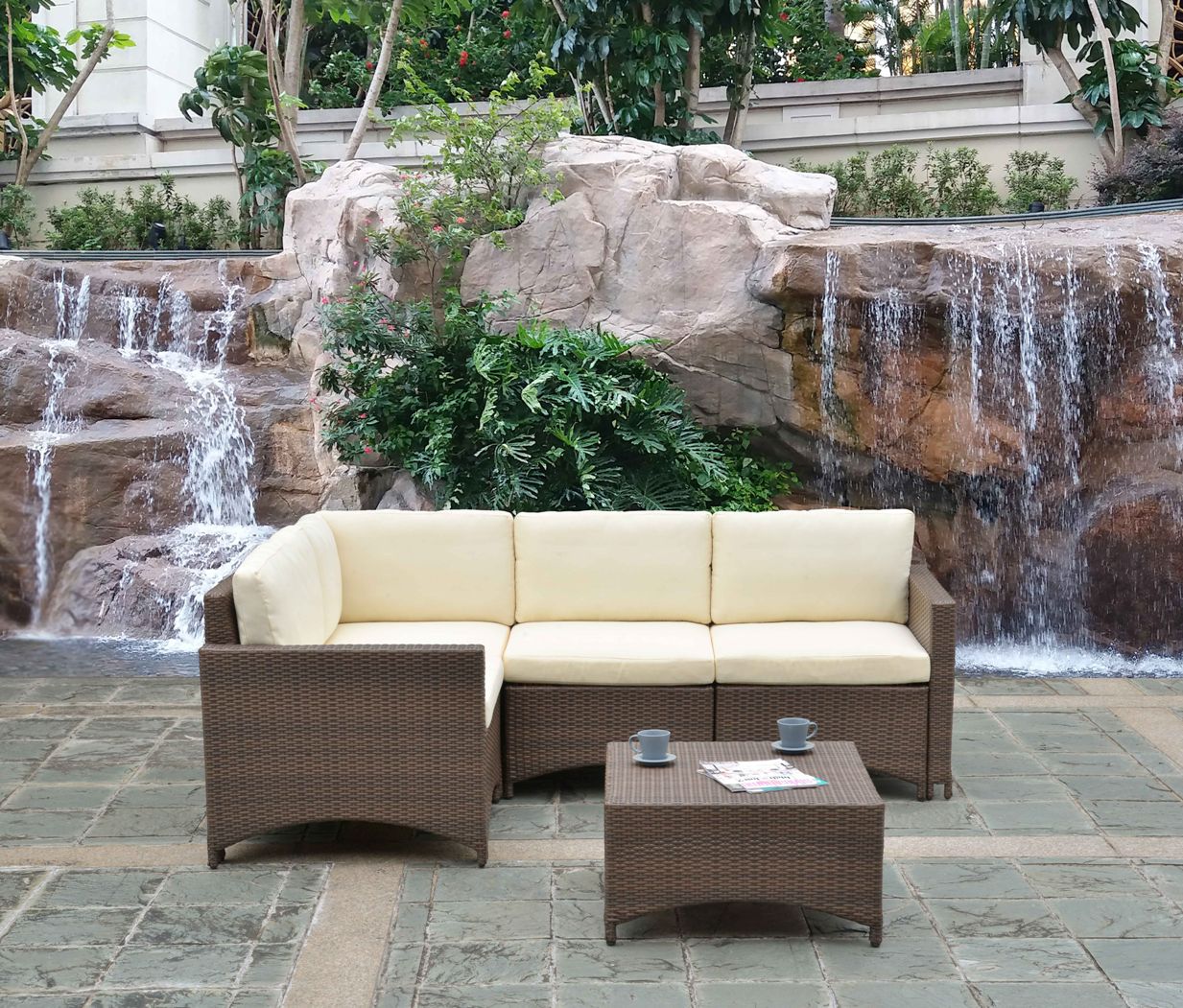 Studio Shine Collection Modular Sectional conversation set