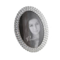 Photo Frame - Oval With Crystals 8 x 10"
