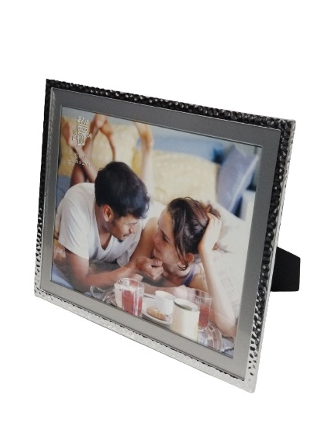 Hammer Finish Silver Aluminium Photo Frame 8x10"