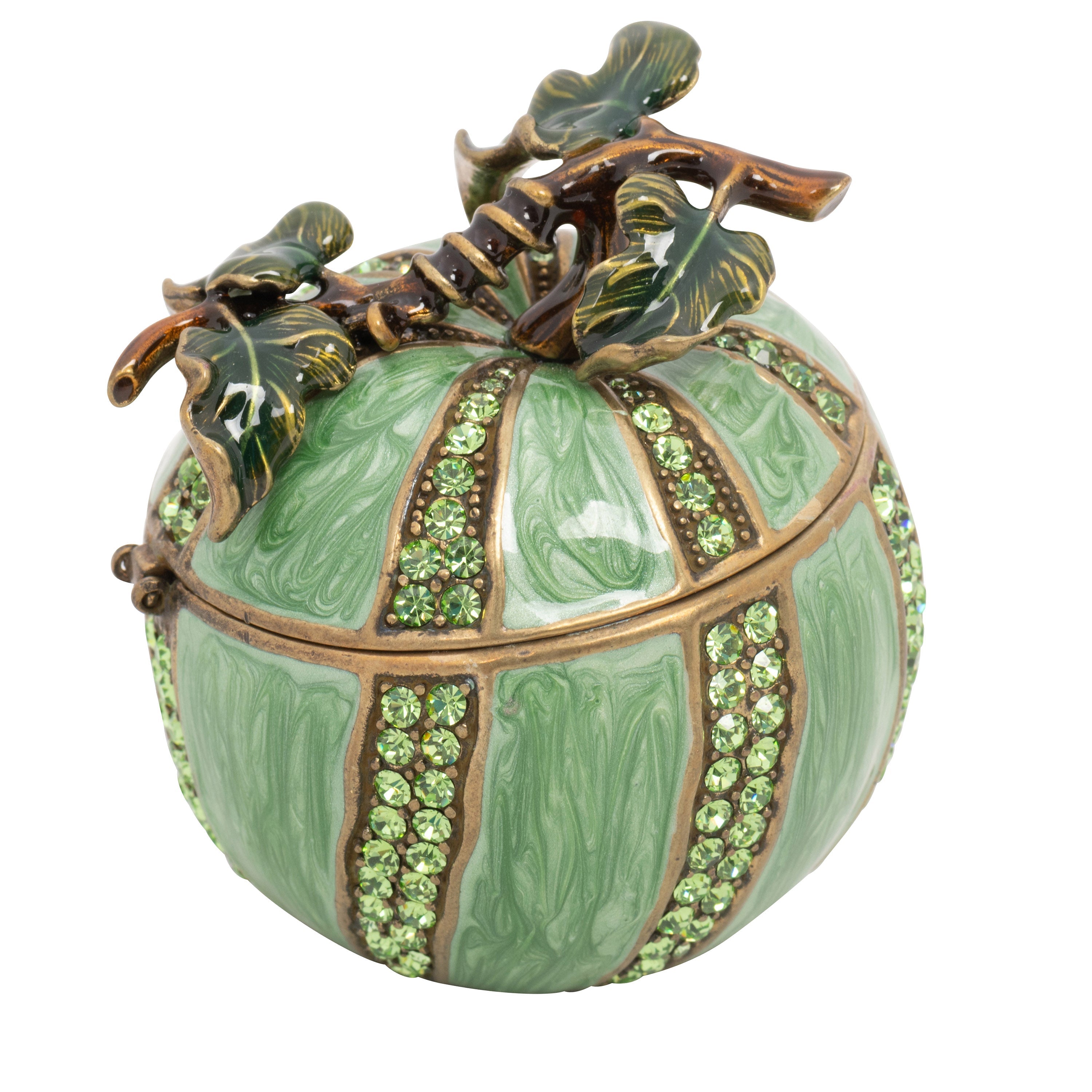 Melon shaped jewelry box