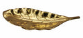 Botanic Collection Titanium Porcelain   Leaf plate 14.25"