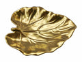 Botanic Collection Titanium Porcelain   Leaf plate 9"
