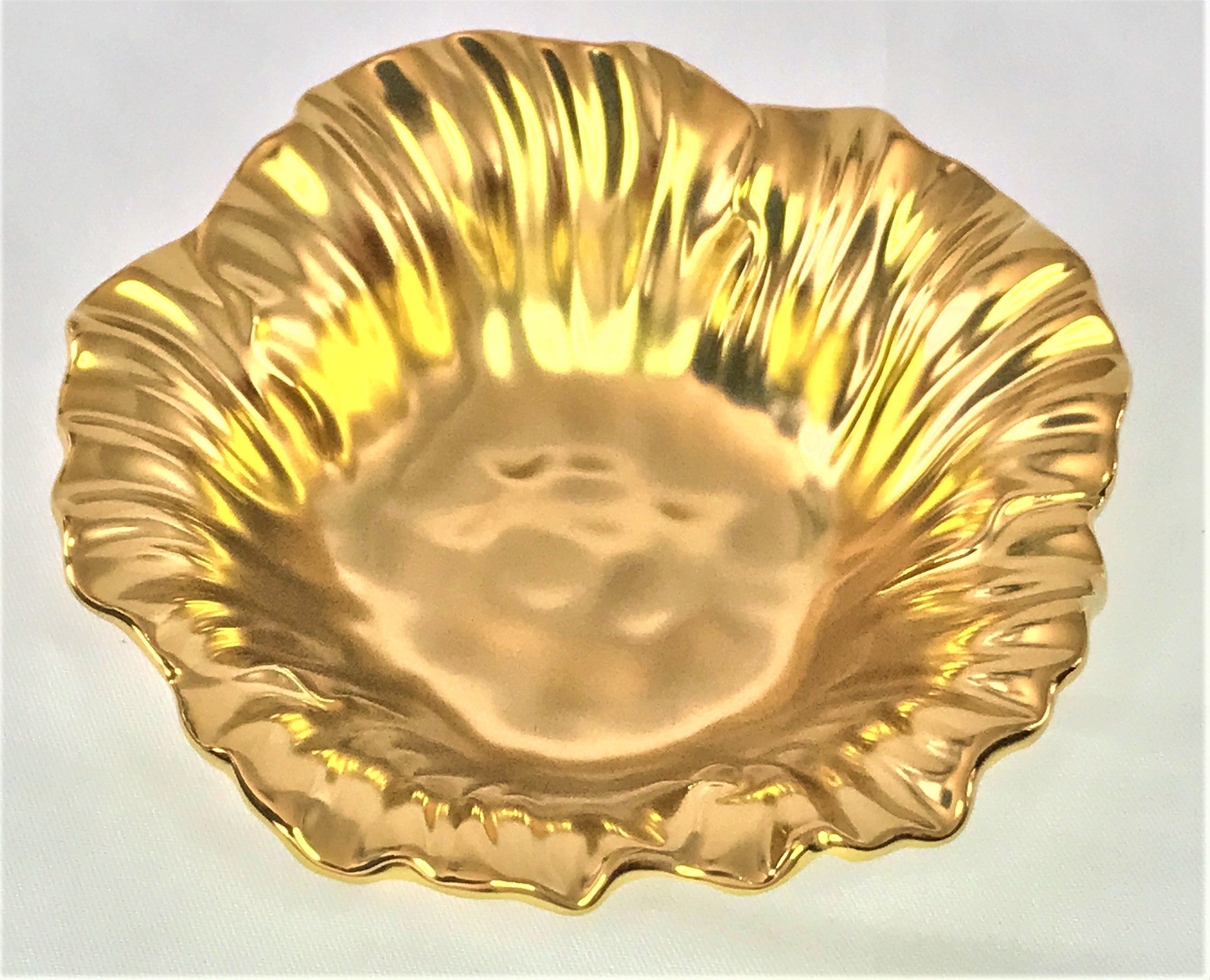 Botanic Collection Titanium Porcelain Sunflower bowl 9"