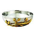 Gilt Leaf Hammered Bowl