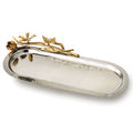 Gold Butterfly long oval tray