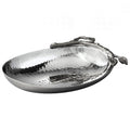 Sparkle Silver leaf nut dish