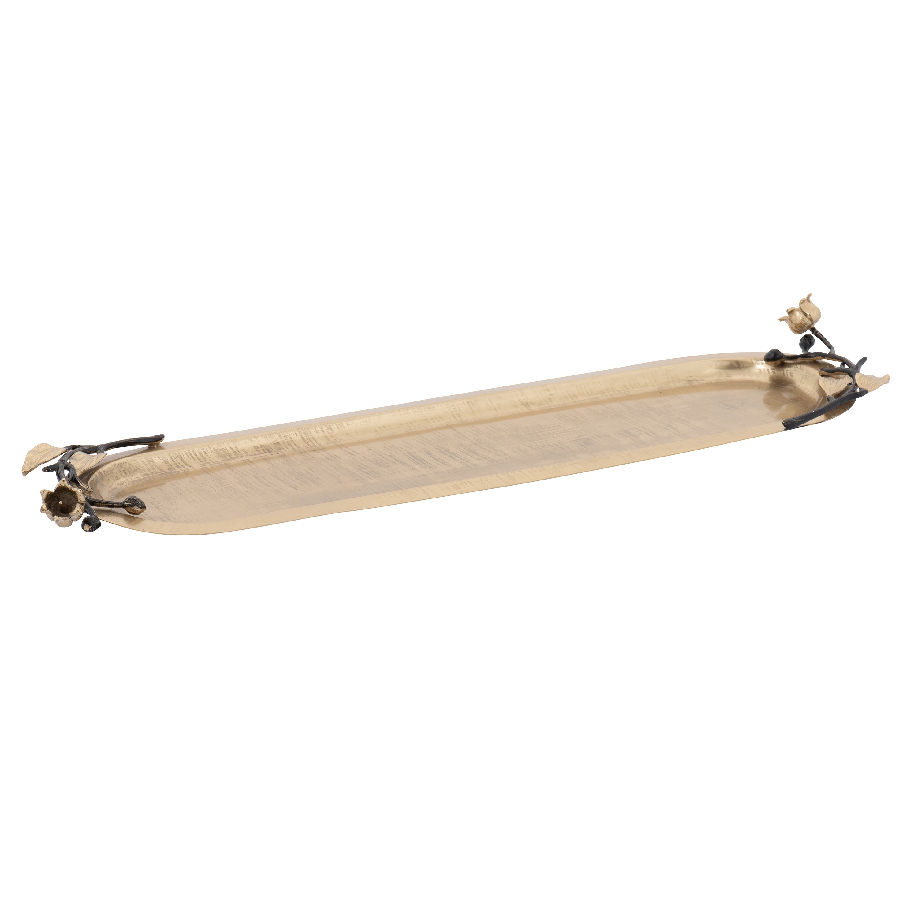 Eleanor oblong tray - Satin Gold