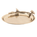 Eldora oval tray - Satin Gold
