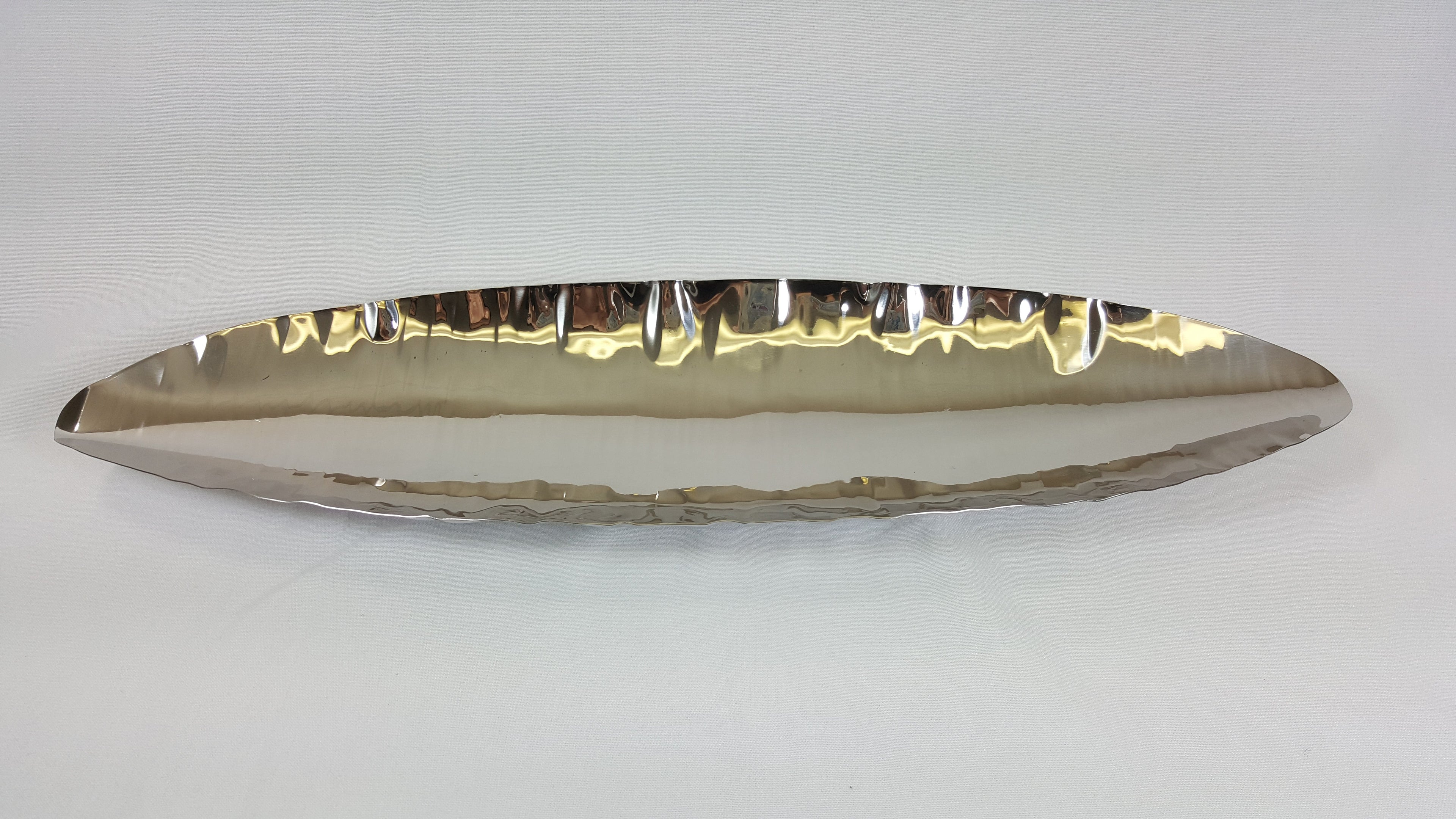 Medium Canoe Boat Tray, SS 67x15x5 cm