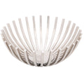 Stainless Steel Hilary round basket Home Decor 14" diameter