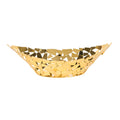 Gold colour bowl: 18" long