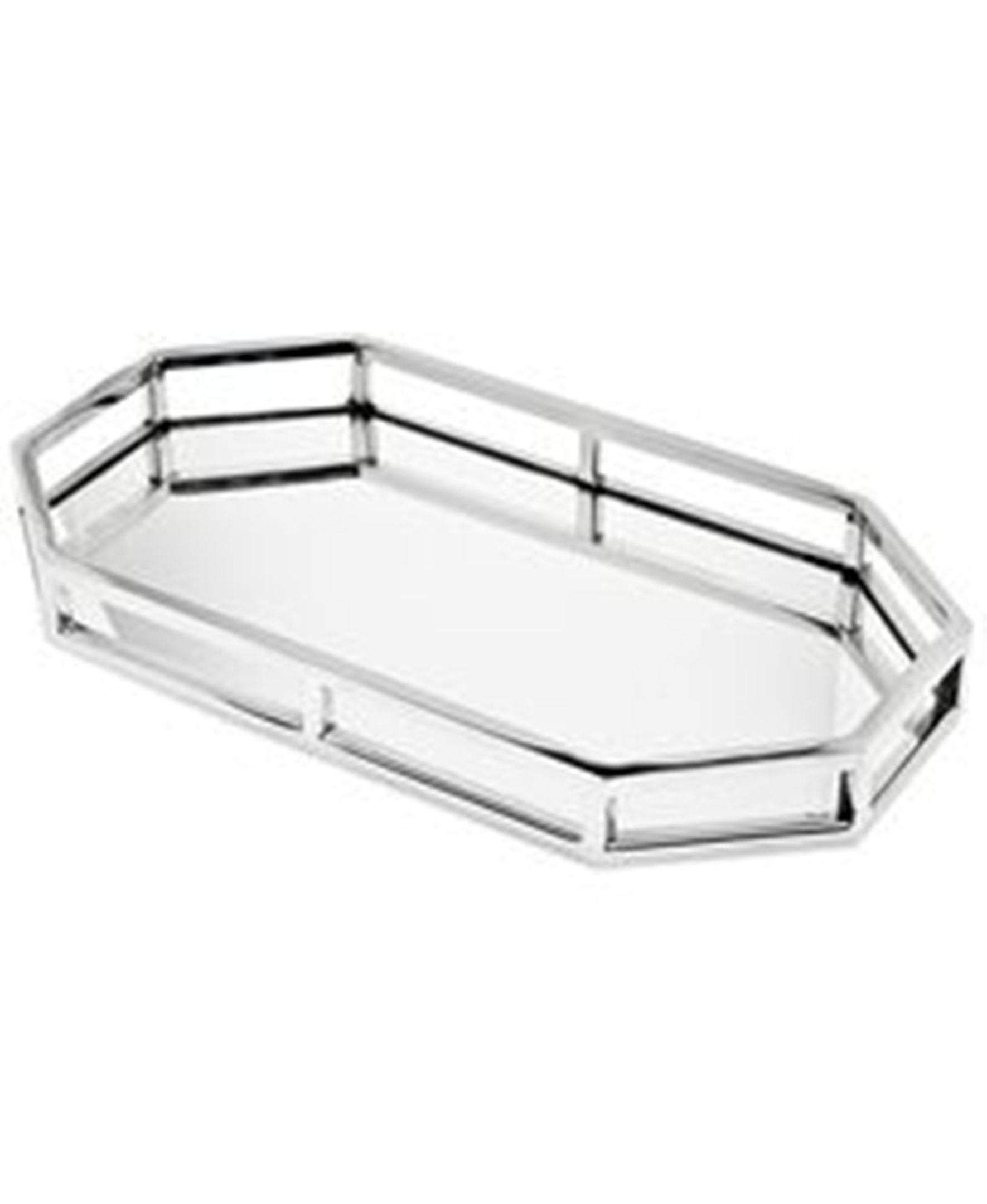 Mirror Octagonal Stainless Steel Tray Dinning Table