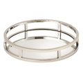 Round tray with mirror 10.75" diameter