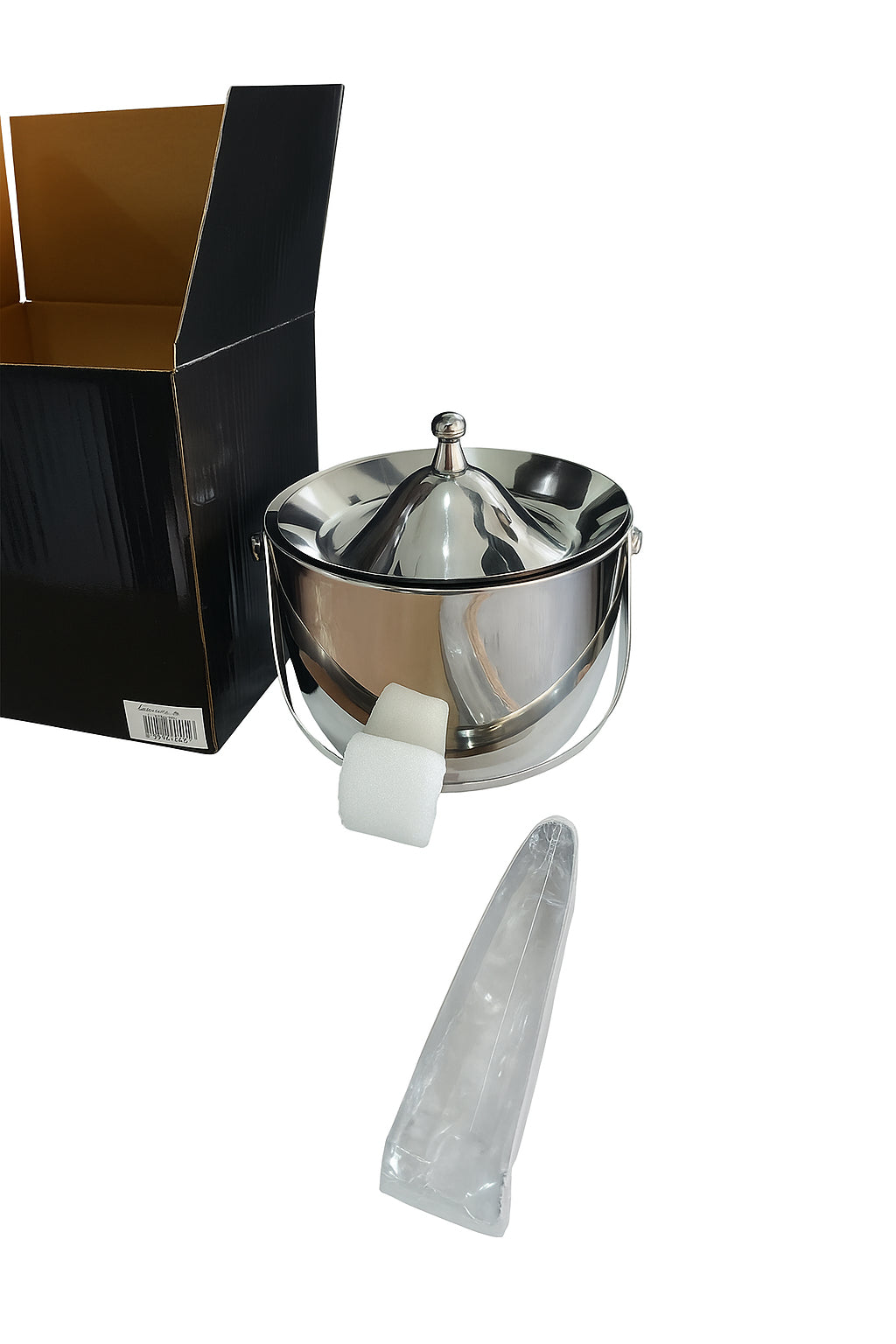 Double wall Ice bucket with cone lid: 1.5 Litre