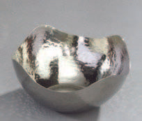 Stainless Steel Small Wave Bowl- Hammered