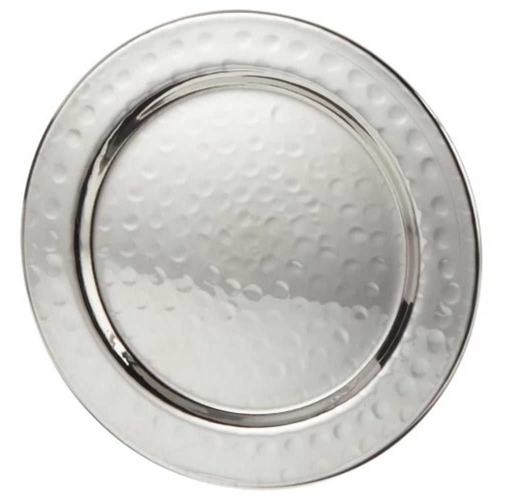 4-pc Round Coaster Set Hammered