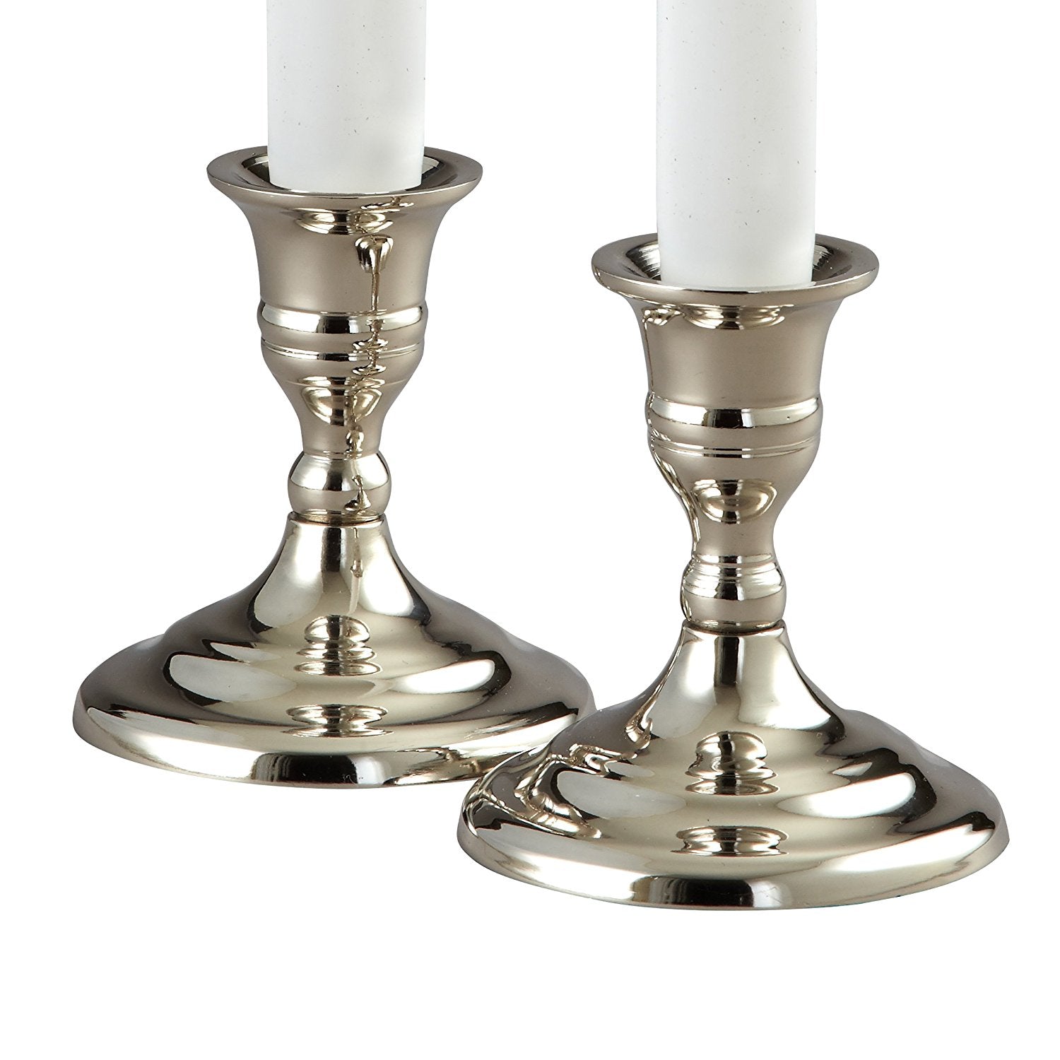 Hampton Pair of Candlesticks, 3.5" H
