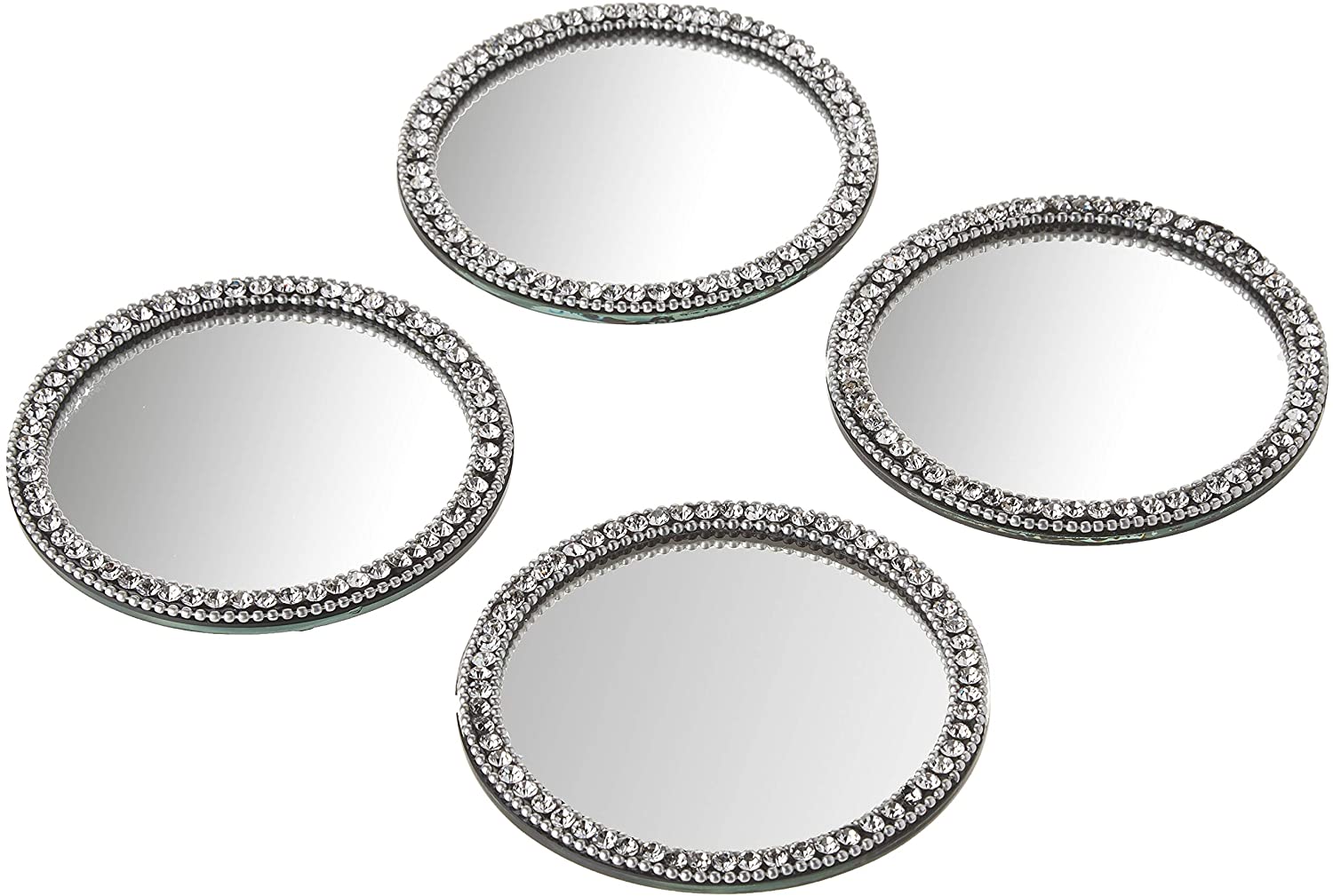 Brilliant Set of 4 Mirror Coasters