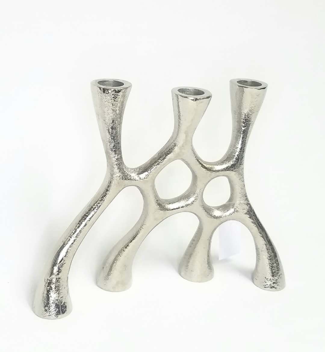 Reversible candle holders  7.5" tall