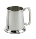 Plain Pewter Plated Tankard - 16 oz.