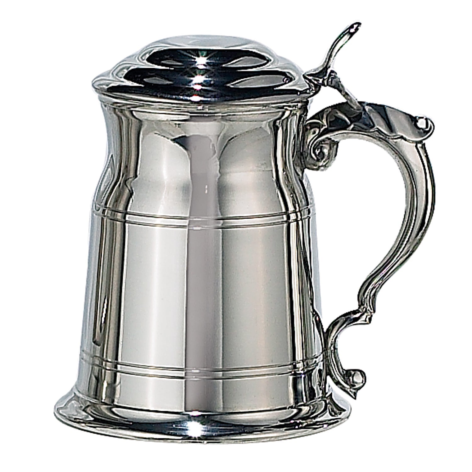Plain Pewter Plated Tankard-19 oz.. Made in UK