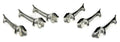 Plated Dog Knife Rests Set of 6