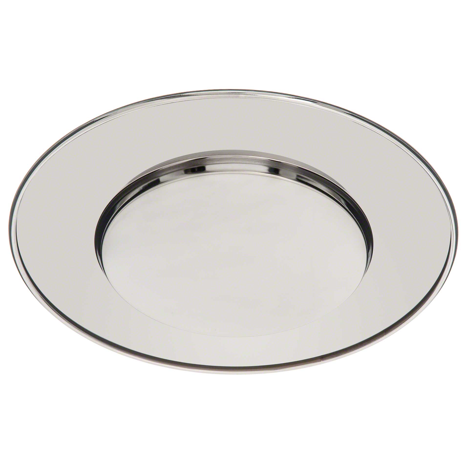 13" Chrome Plated Chargers, Set of 4