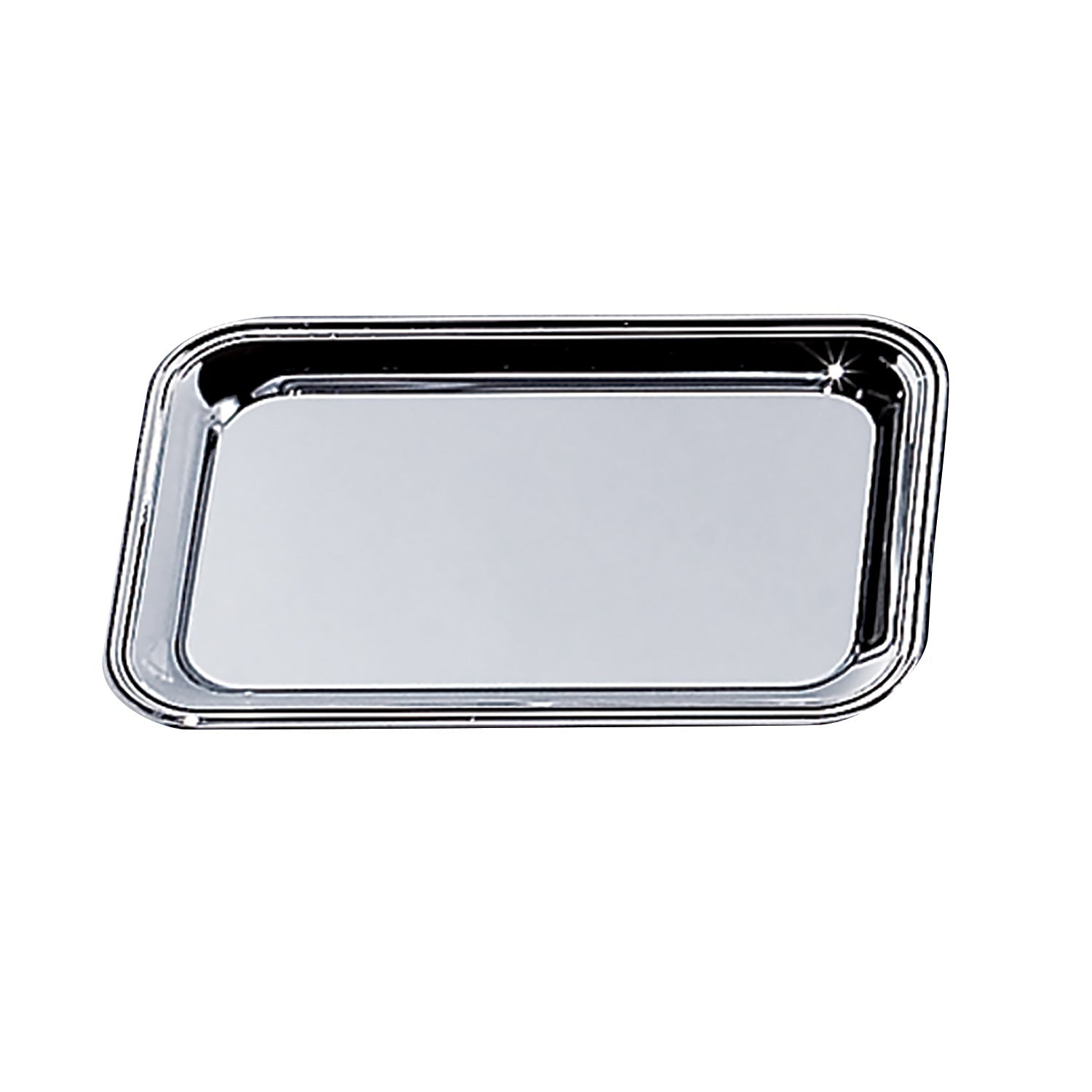 Nickel Plated Rectangular Cash Tray 6x9"