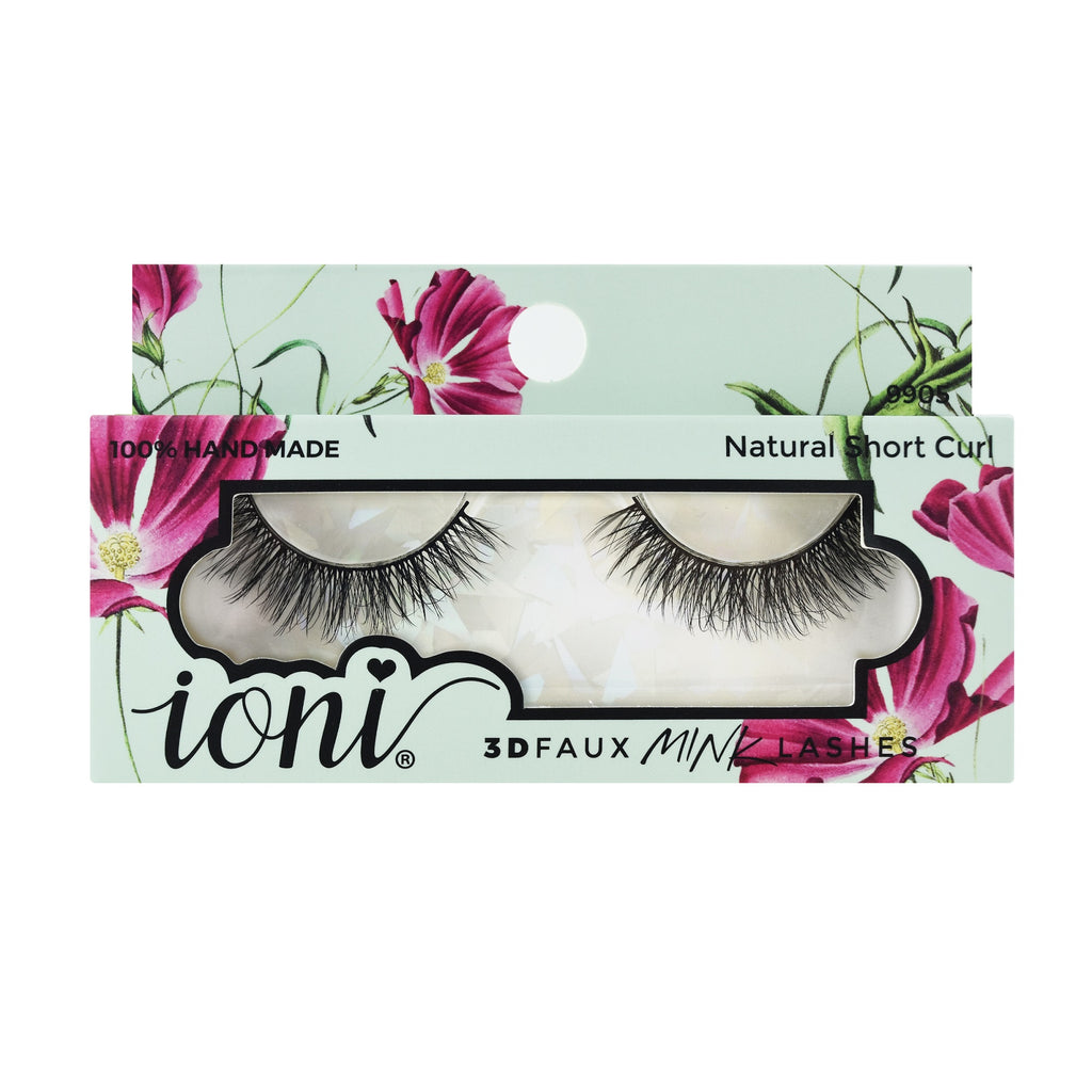 IONI Collector's Premium Edition 3D Faux Mink Lash Natural Short Curl (Pack of 12)