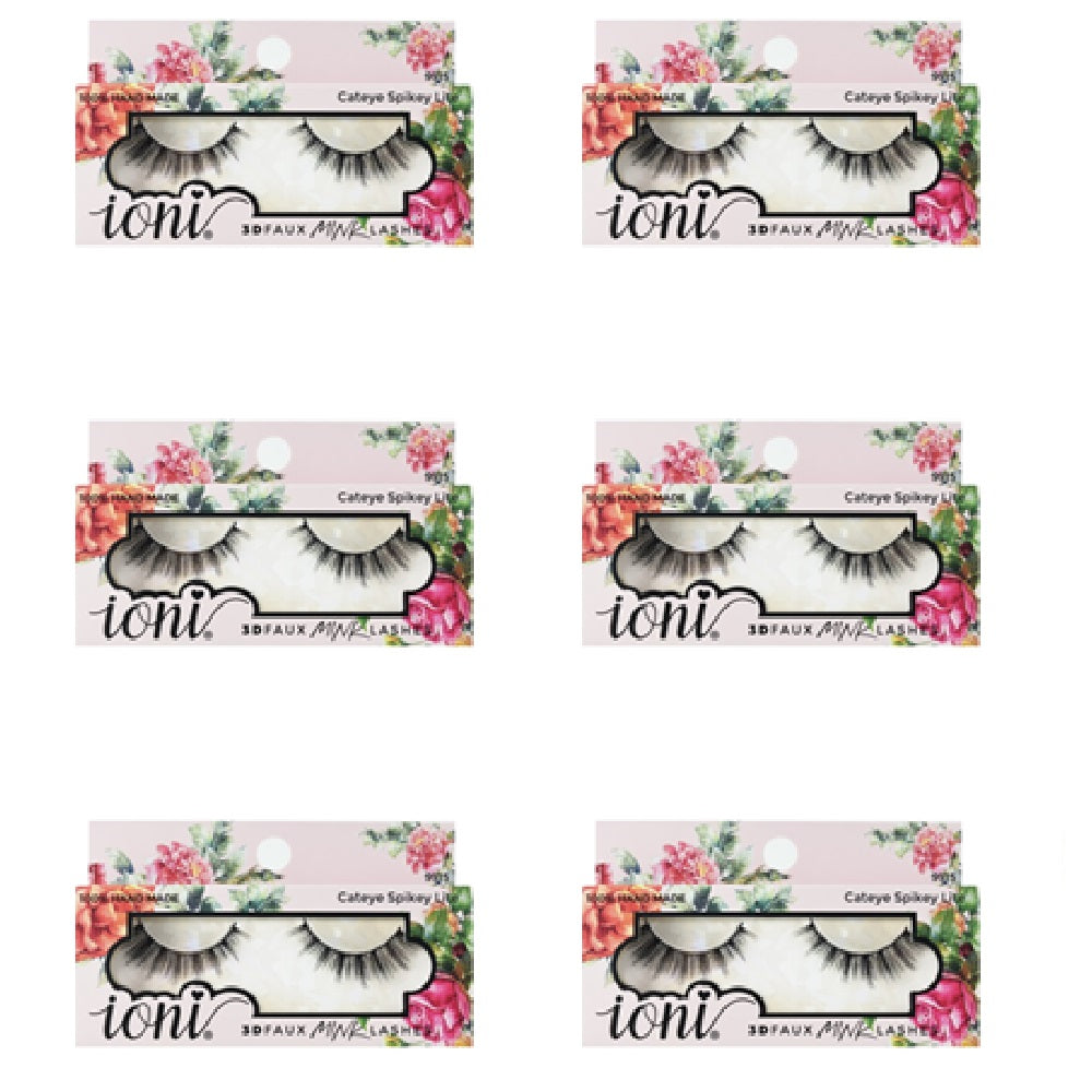 IONI Collector's Premium Edition 3D Faux Mink Lash Cateye Spikey Lite (Pack of 12)