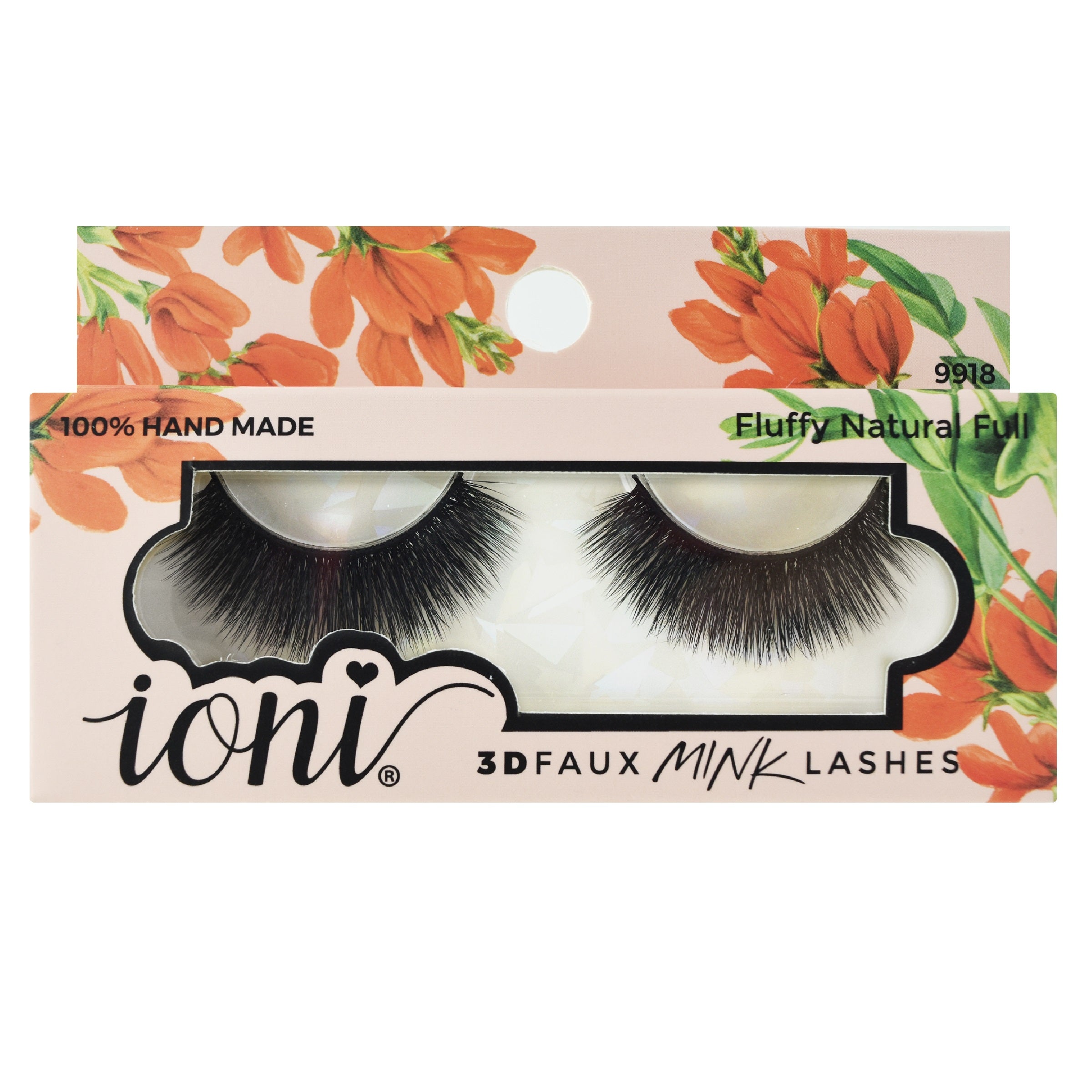 IONI Collector's Premium Edition 3D Faux Mink Lash Fluffy Natural Full (Pack of 6)