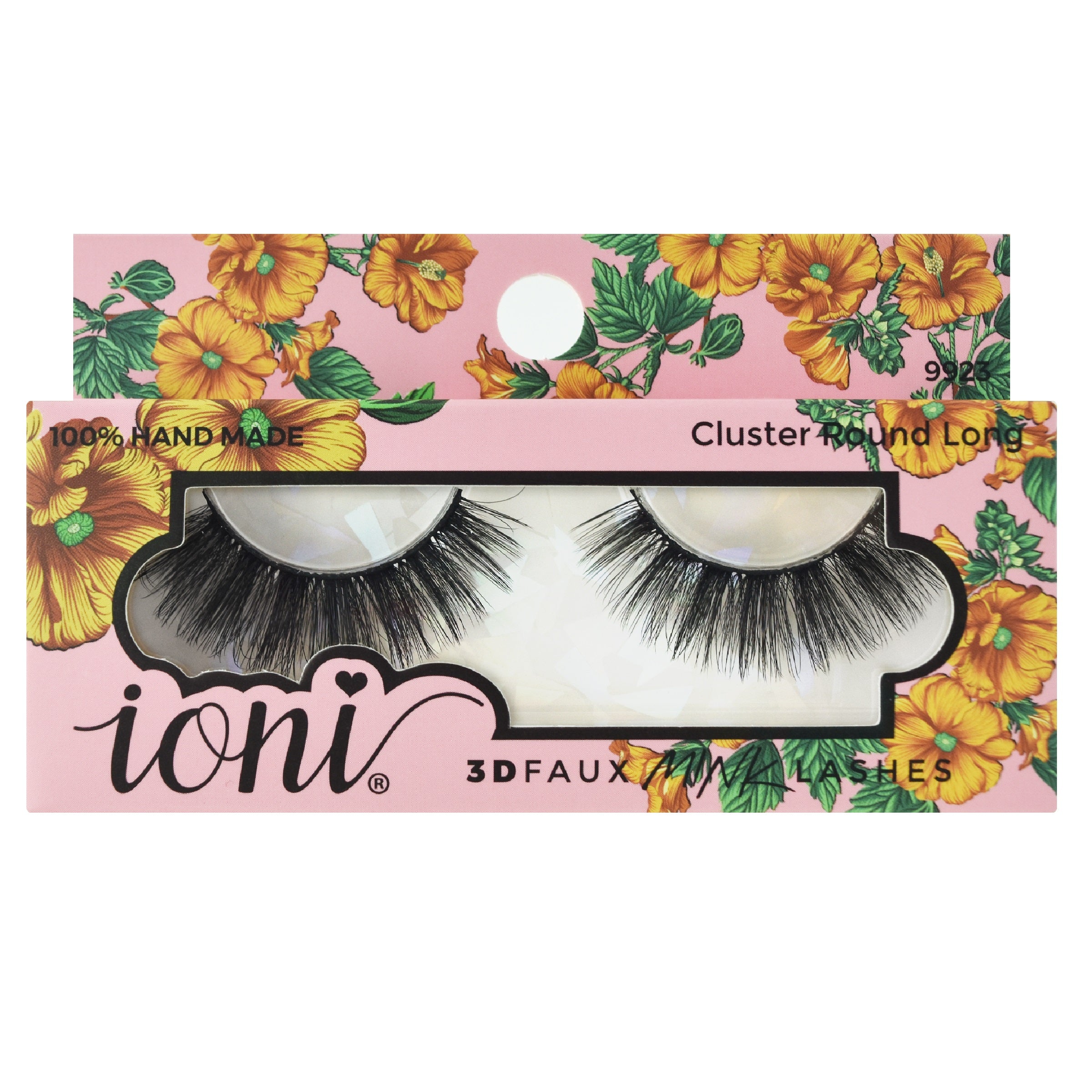 IONI Collector's Premium Edition 3D Faux Mink Lash Cluster Round Long (Pack of 6)