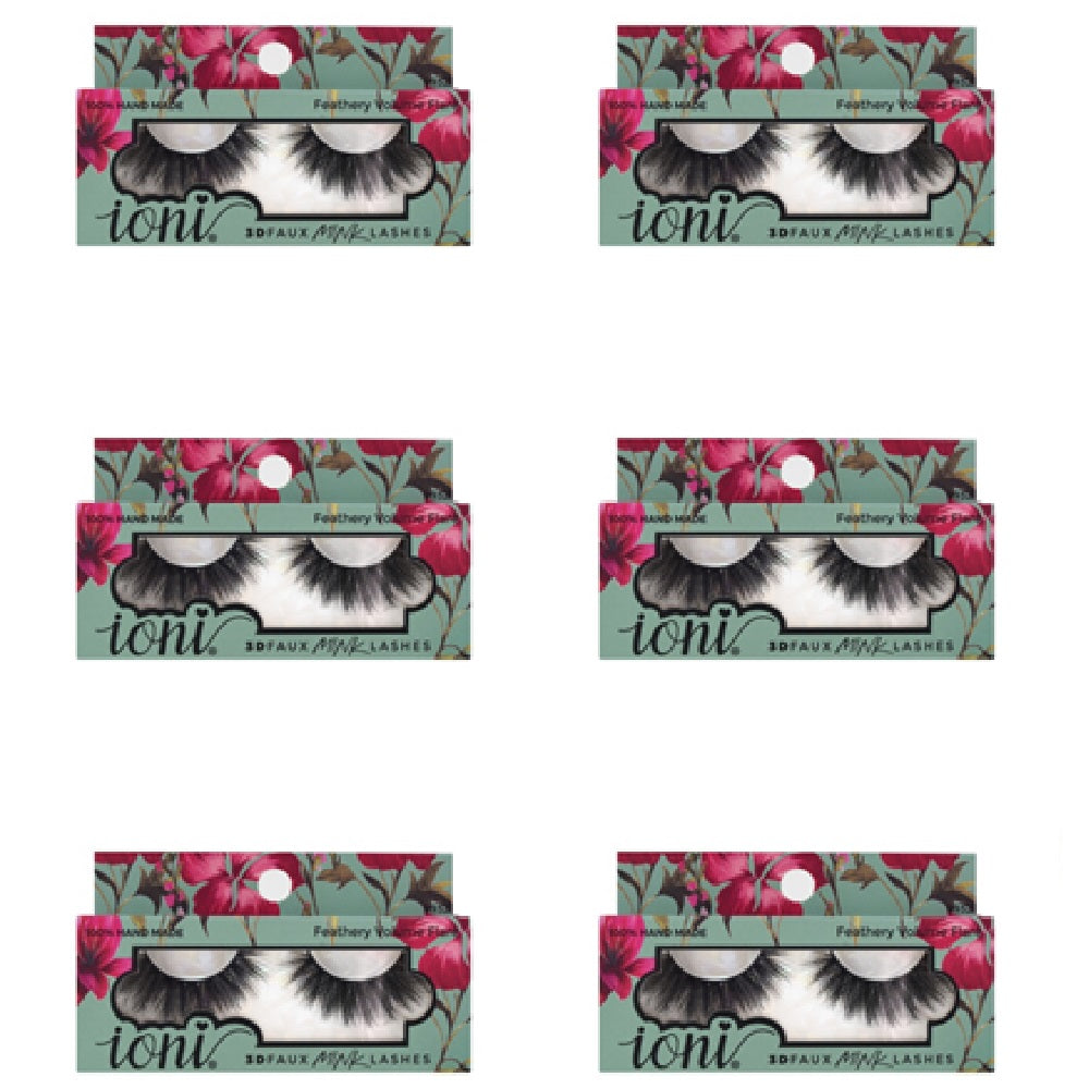 IONI Collector's Premium Edition 3D Faux Mink Lash Feathery Volume Flare (Pack of 12)