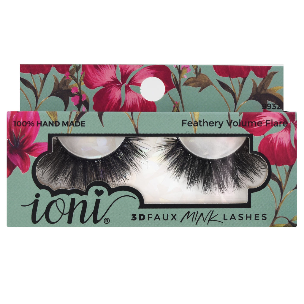 IONI Collector's Premium Edition 3D Faux Mink Lash Feathery Volume Flare (Pack of 12)