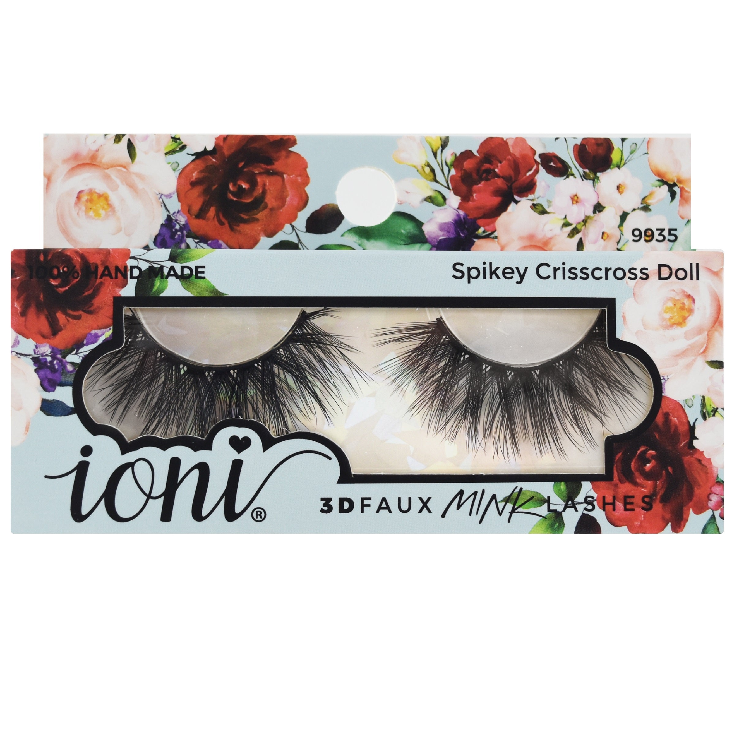 IONI Collector's Premium Edition 3D Faux Mink Lash Spikey Crisscross Doll (Pack of 6)