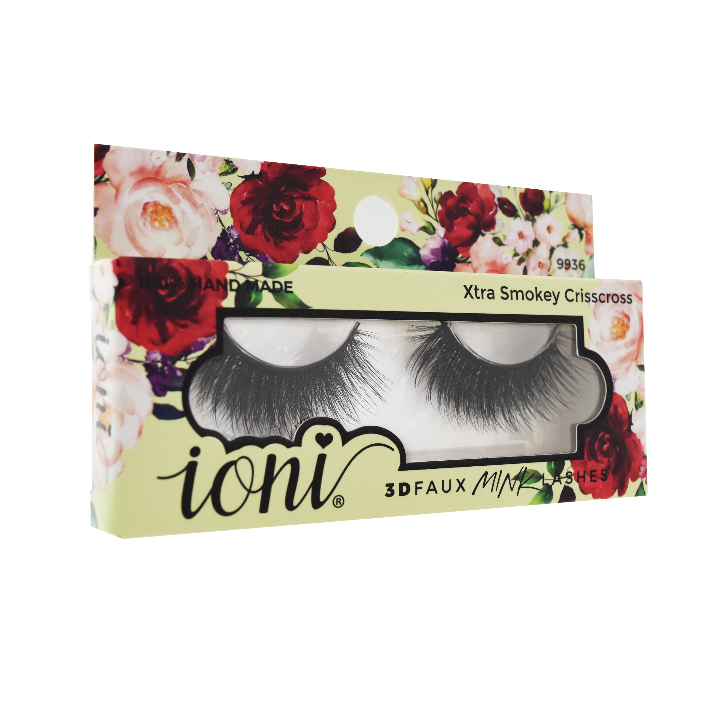 IONI Collector's Premium Edition 3D Faux Mink Lash Xtra Smokey Crisscross (Pack of 12)