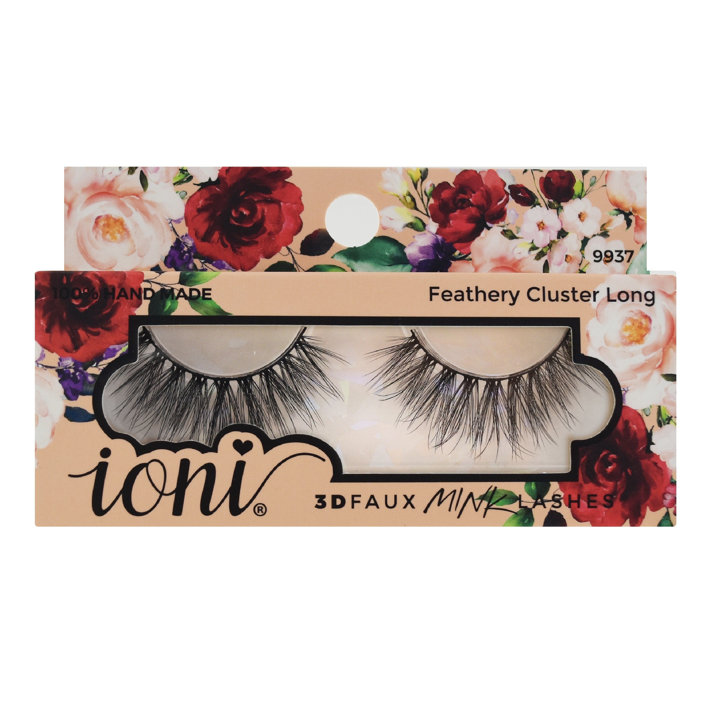 IONI Collector's Premium Edition 3D Faux Mink Lash Feathery Cluster Long (Pack of 6)