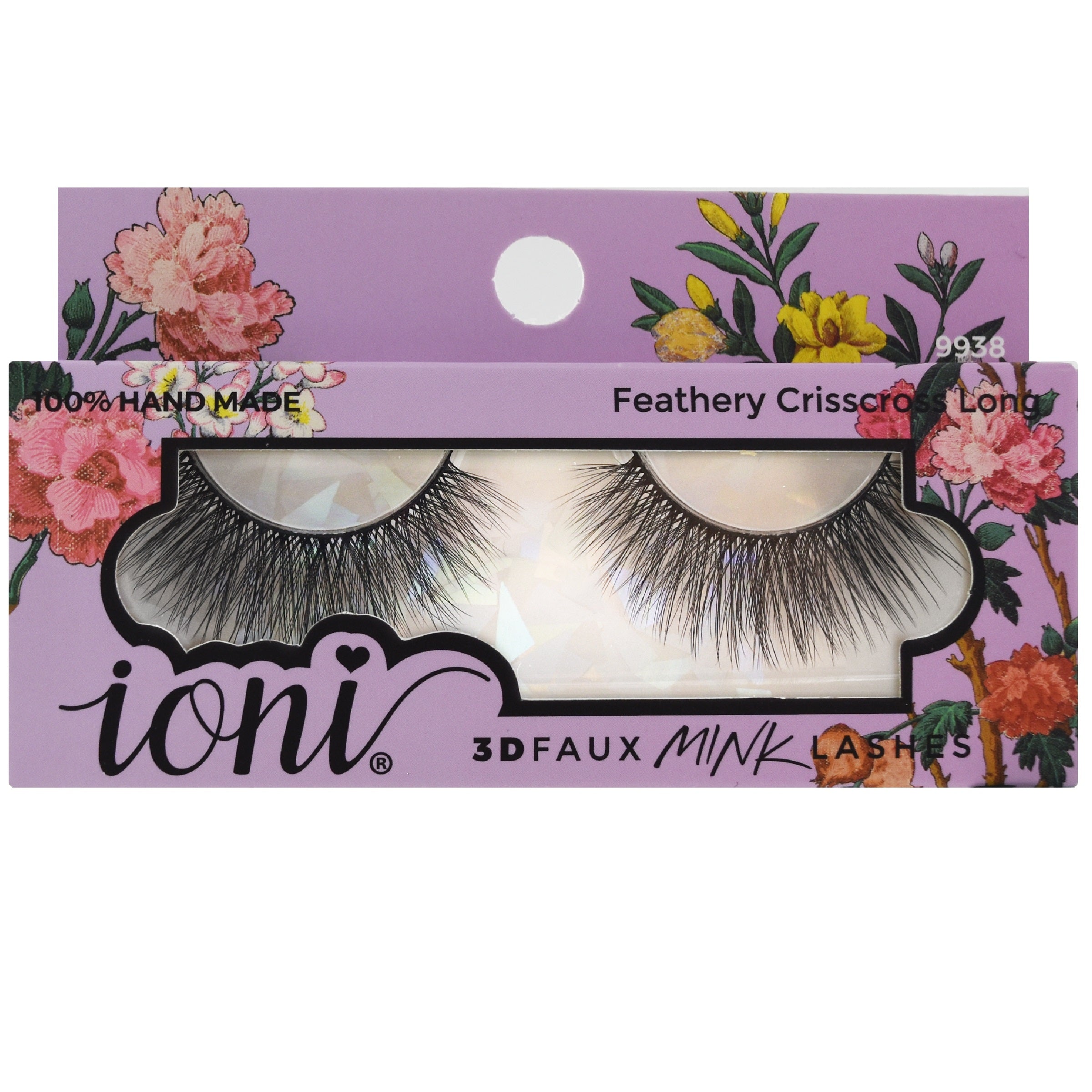 IONI Collector's Premium Edition 3D Faux Mink Lash Feathery Crisscross Long (Pack of 6)