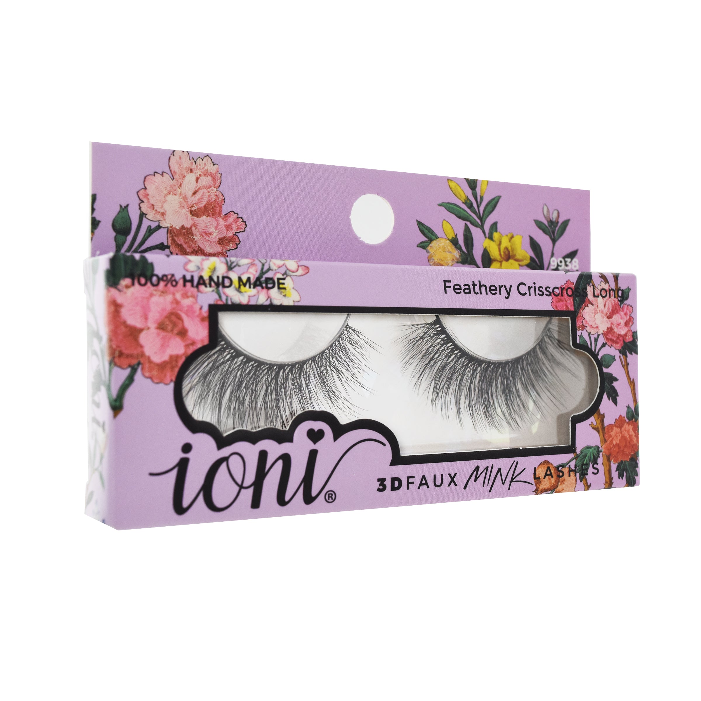 IONI Collector's Premium Edition 3D Faux Mink Lash Feathery Crisscross Long (Pack of 12)