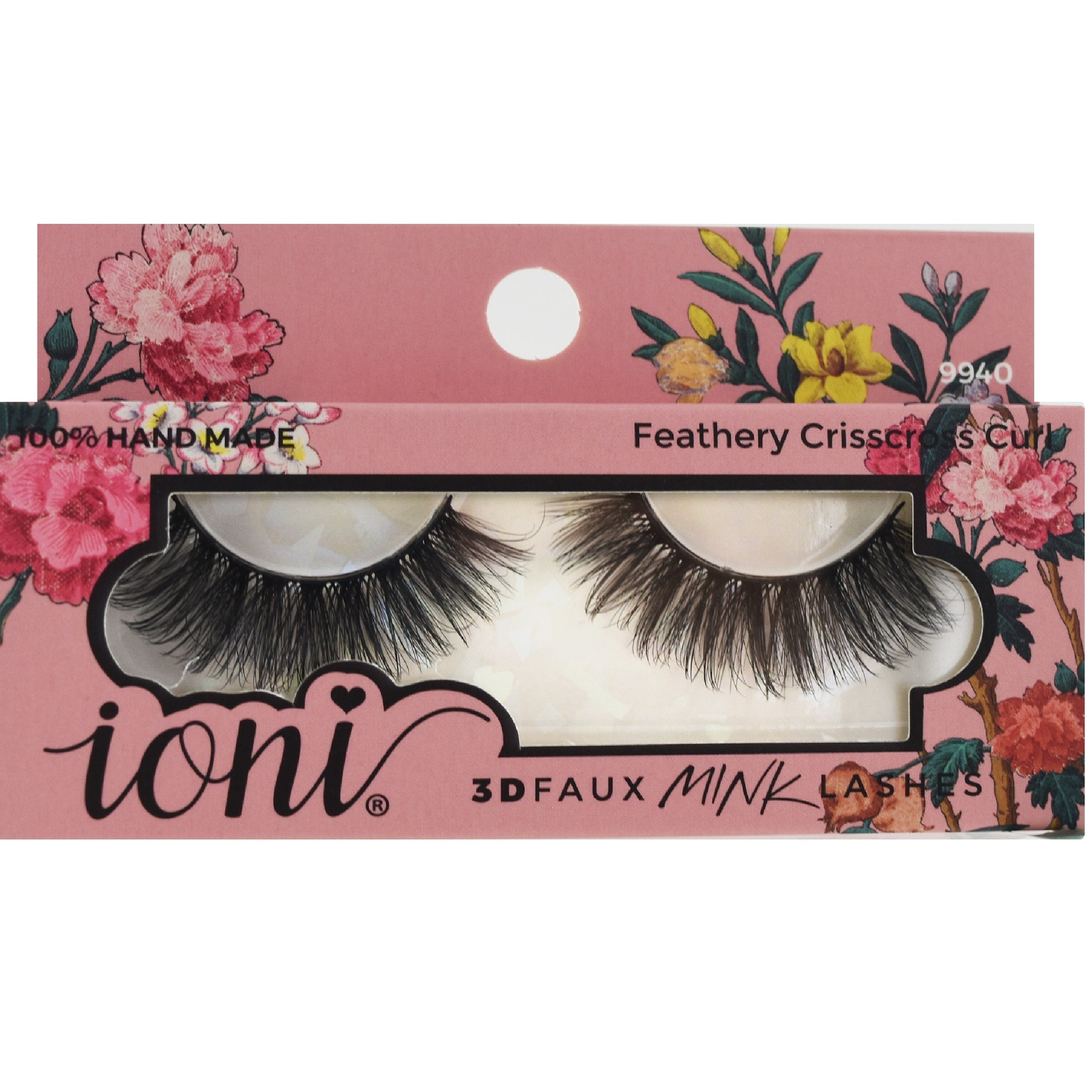 IONI Collector's Premium Edition 3D Faux Mink Lash Feathery Crisscross Curl (Pack of 12)