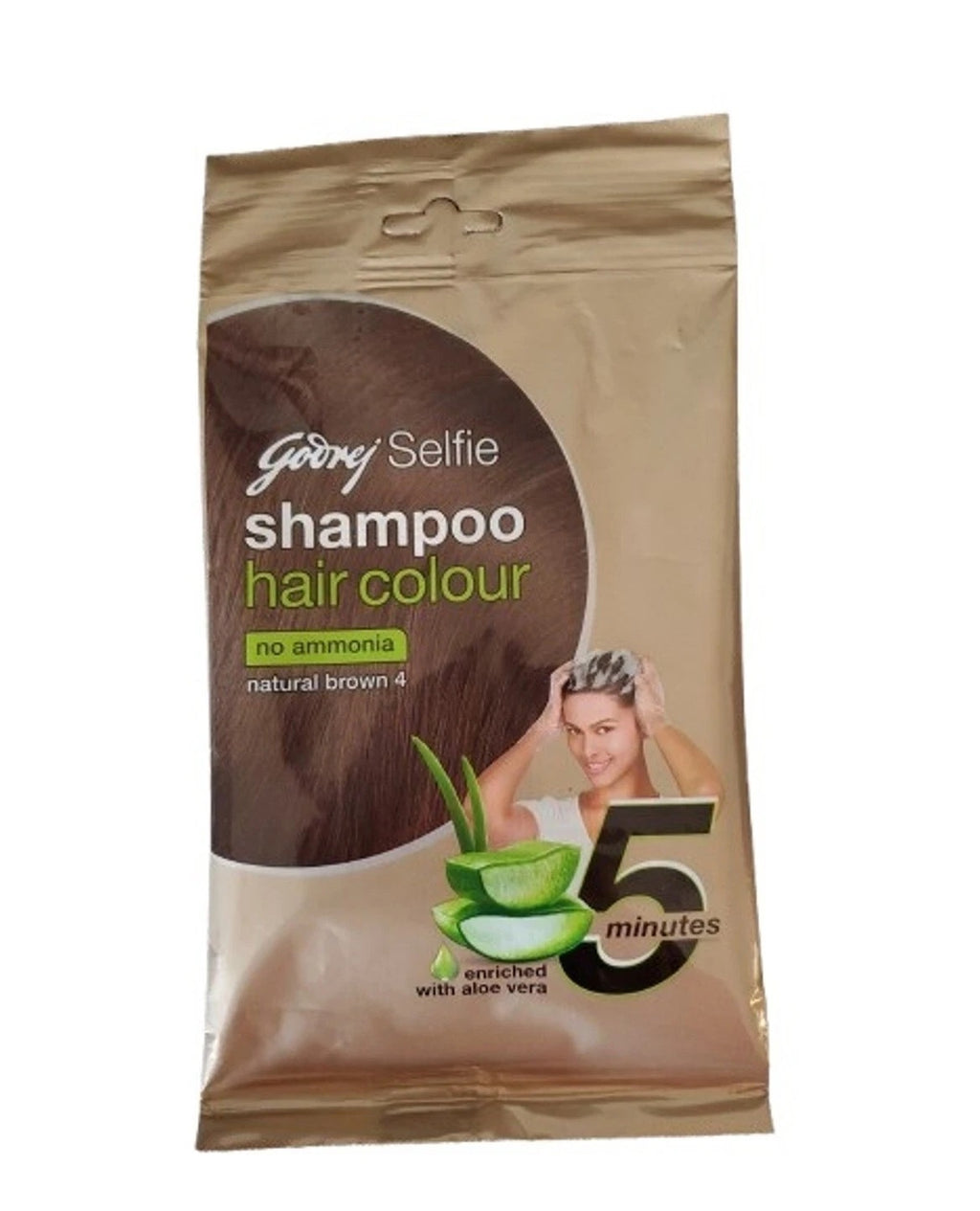 Godrej Selfie 5 Minute Shampoo Hair Colour (Pack Of 3)