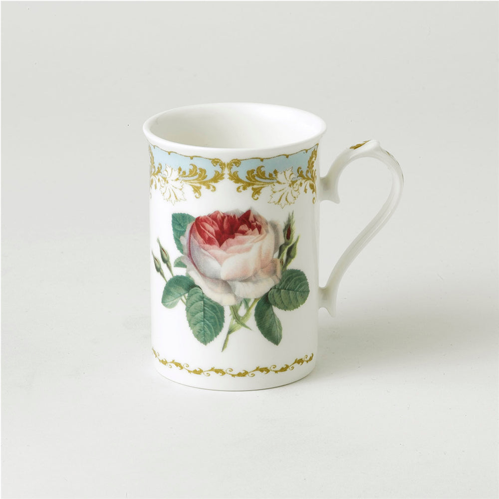 Roy Kirkham Anne Mug - Vintage Roses Set of 6, Bone China Ceramic Made in England