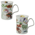 Roy Kirkham Lancaster Mug -IN THE GARDEN, Set of 6, Made in England