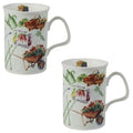 Roy Kirkham Lancaster Mug -IN THE GARDEN, Set of 2, Vegetable design